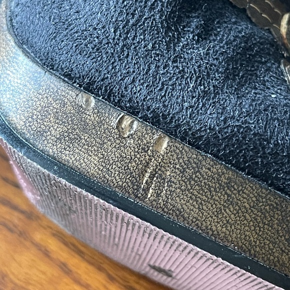 Leg Avenue lolita pirate Anna Black Suede boots y2k - Picture 4 of 13